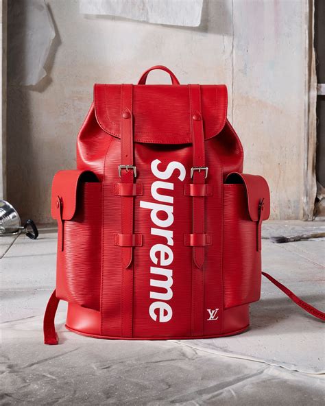 louis vuitton supreme collab backpack|louis vuitton supreme raincoat.